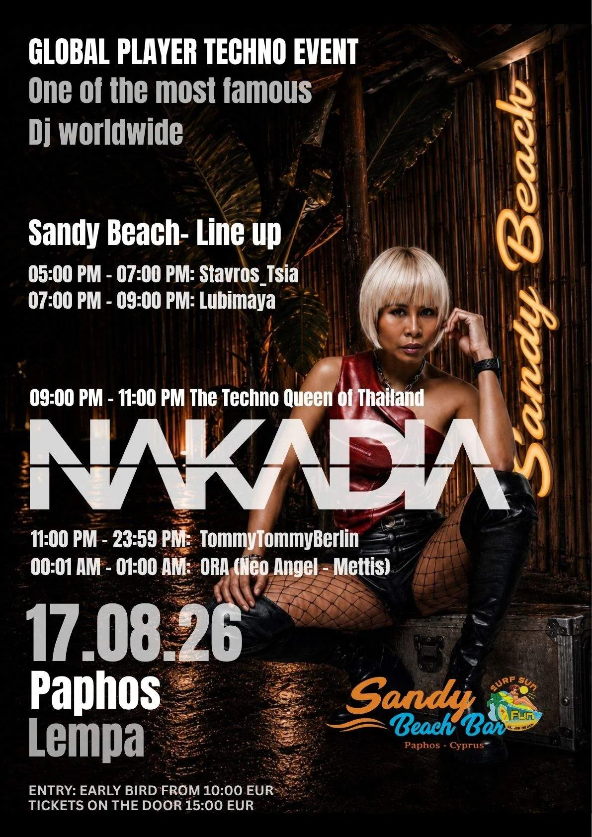 Nakadia - events in Cyprus