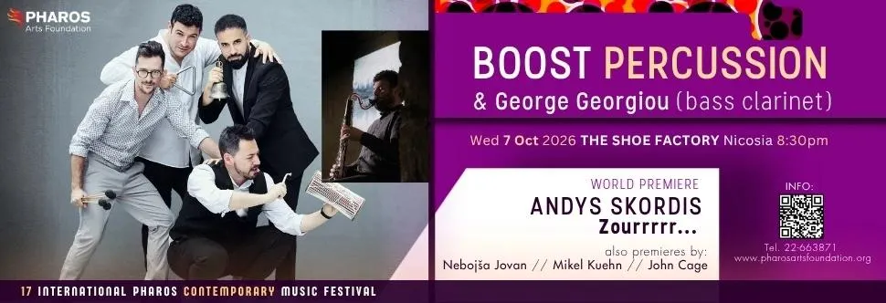 BOOST PERCUSSION GROUP - events in Cyprus