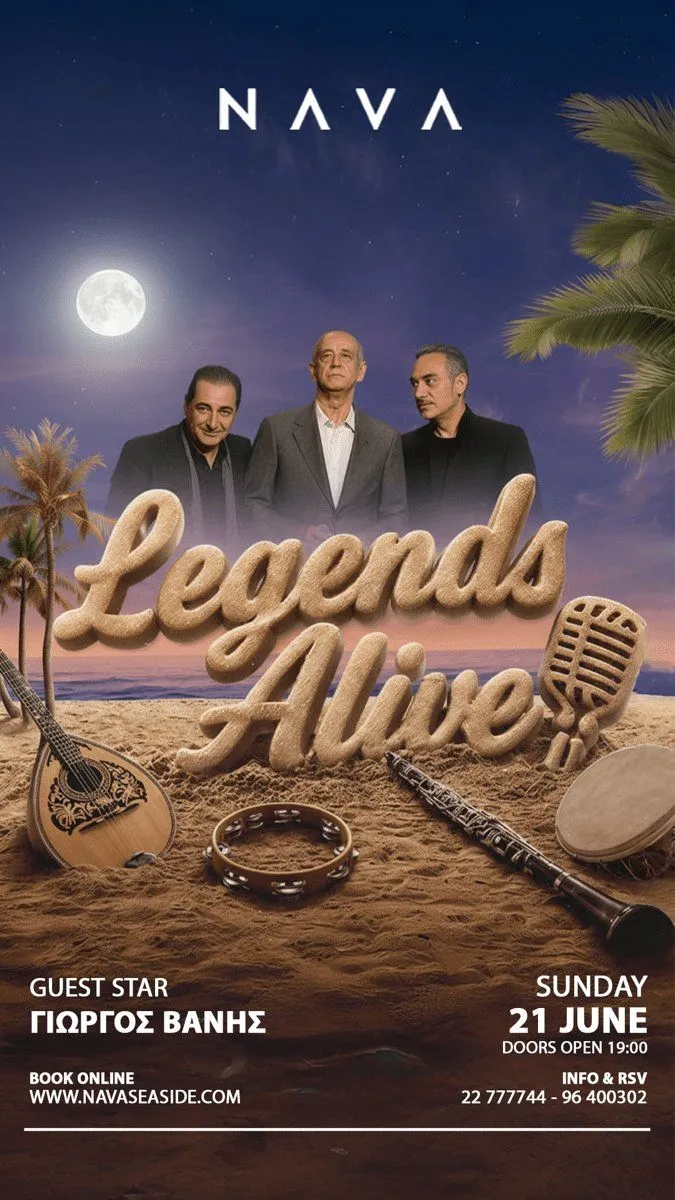 Legends Alive: Greek Laiko Night with Giorgos Vanis in Protaras