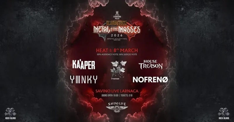 Metal 2 The Masses Cyprus 2026 - Heat 1