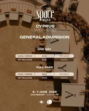 Space Ibiza Cyprus Weekend: Electronic Music Festival in Ayia Napa