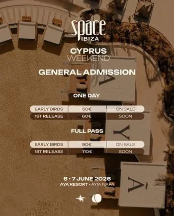 Space Ibiza Cyprus Weekend: Electronic Music Festival in Ayia Napa