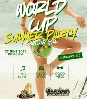 World Cup Summer Party: Beach Football Celebration in Limassol