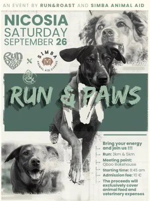Run & Paws: Charity Run for Shelter Dogs in Nicosia