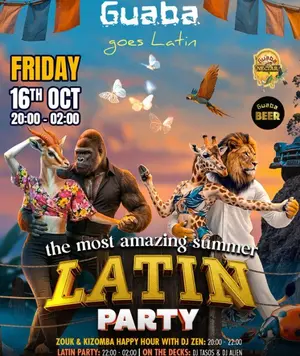 Guaba Goes Latin: Summer Closing Latin Party in Limassol