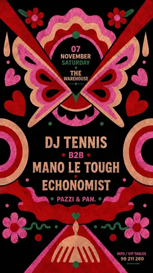 DJ Tennis B2B Mano Le Tough + Echonomist