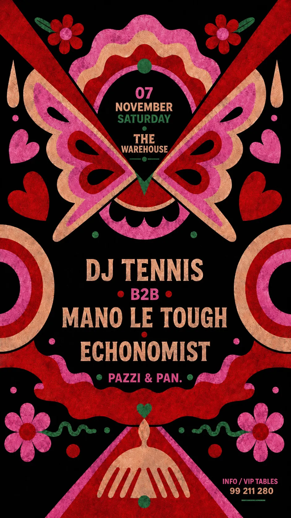 DJ Tennis B2B Mano Le Tough + Echonomist