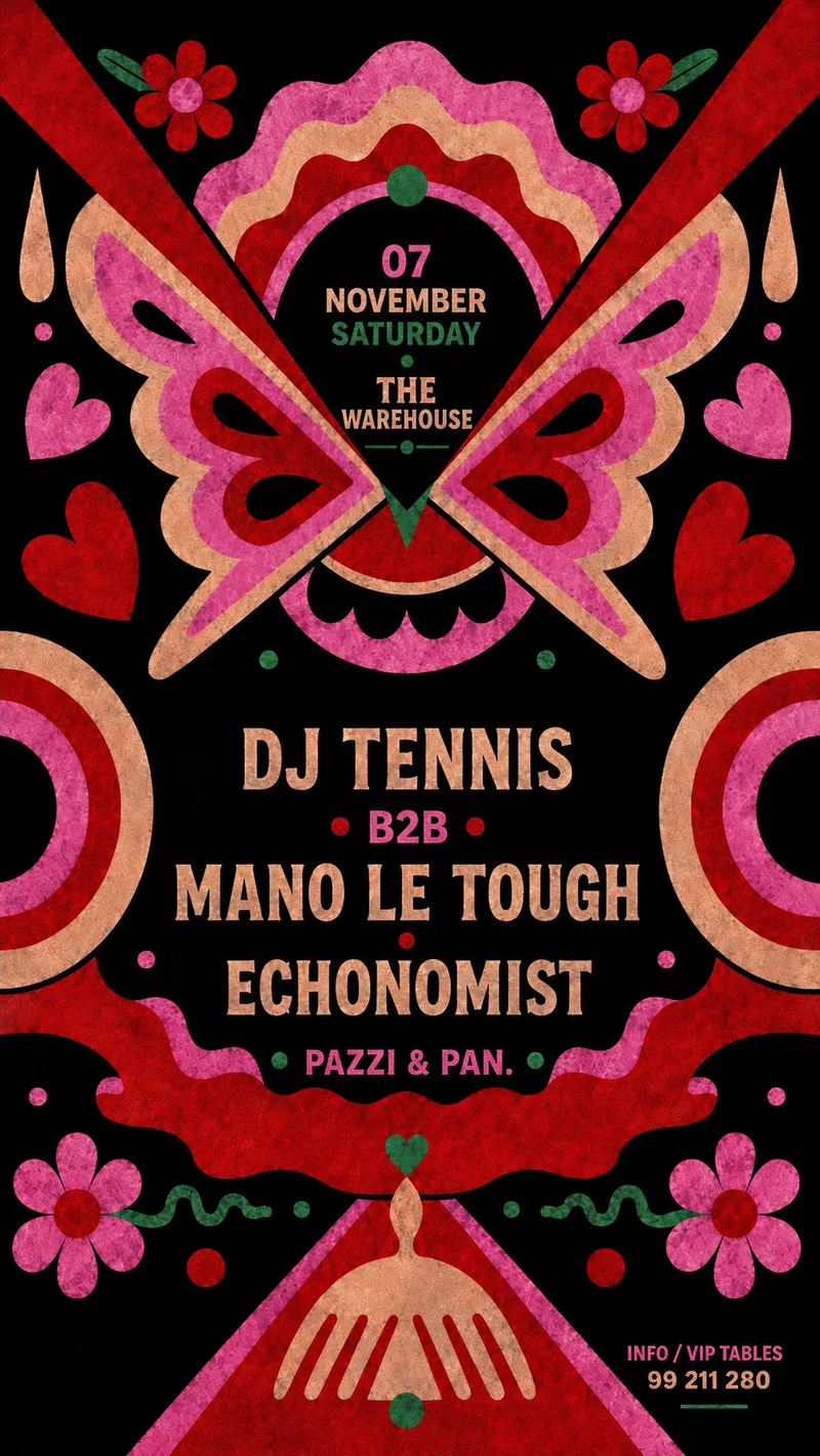 DJ Tennis B2B Mano Le Tough + Echonomist