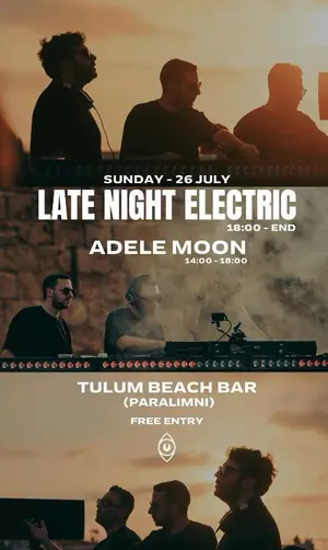 Late Night Electric и Adele Moon — Sunset House Party в Фамагусте