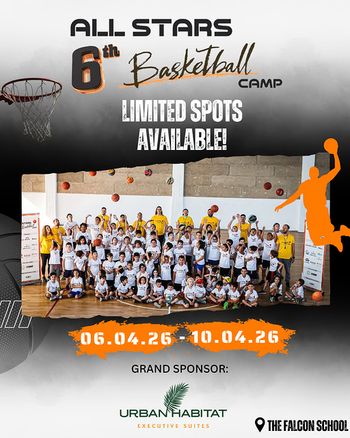 All Stars Basketball Camp: Ages 6–18 at Falcon School Strovolos