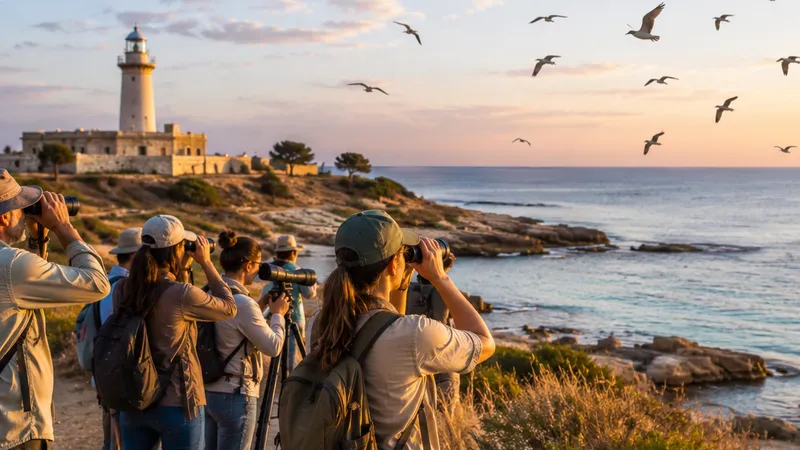 Birdwatching at Cape Paphos