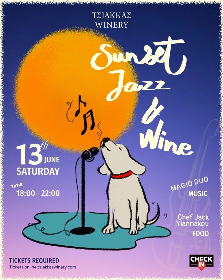 Sunset Jazz & Wine: Oenogastronomic Evening in Pelendri