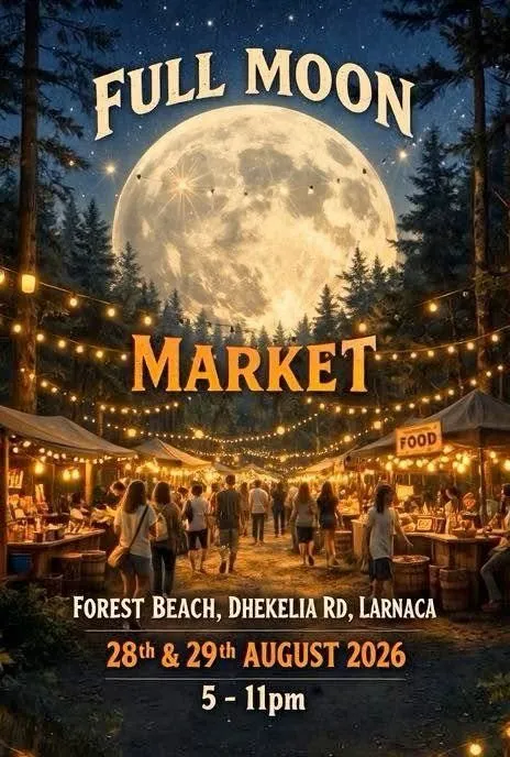 Full Moon Market - Summer Nights Edition at Forest Beach, Larnaca