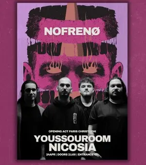 Nofrenø: Live Rock Night at Youssouroom Nicosia