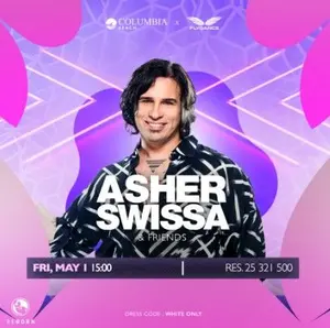 Asher Swissa & Friends: Day-to-Night Beach Event at Columbia Beach