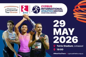 EKO Cyprus Athletics Meeting: Olympic Champions Live in Limassol
