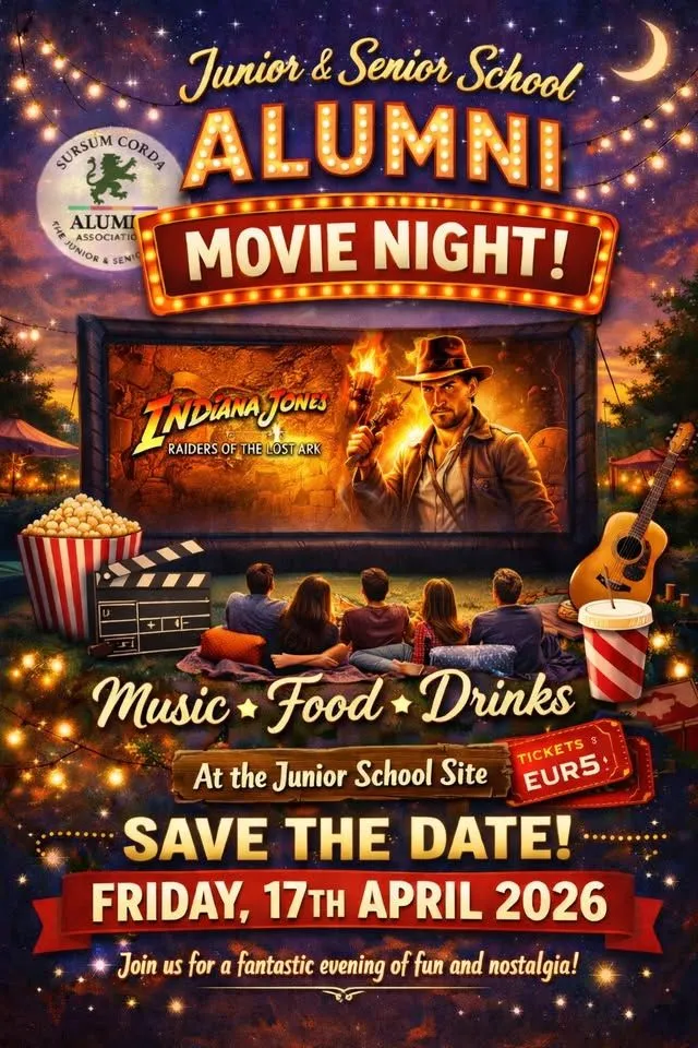 Βραδιά Κινηματογράφου Alumni: Indiana Jones Under the Stars στο Junior School