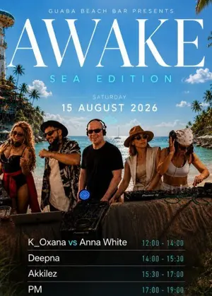 Awake Sea Edition: All-Day Electronic Music Party in Limassol
