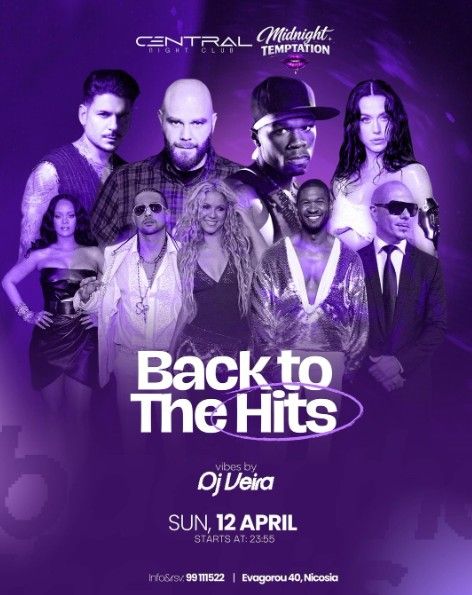 Midnight Temptation – Back to the Hits: DJ Night at Central Nicosia