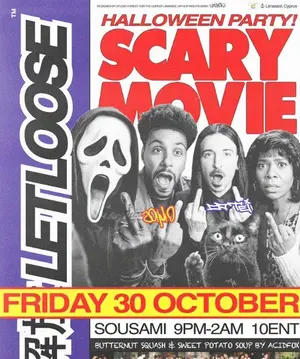 LetLoose Halloween: вечеринка Scary Movie в Лимассоле