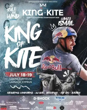 King of Kite: Cyprus Kitesurfing Championship 2026 in Larnaca