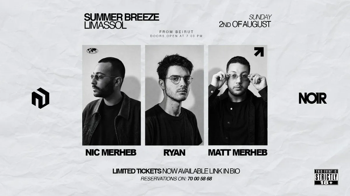 Noir x Summer Breeze: House Music Night in Limassol