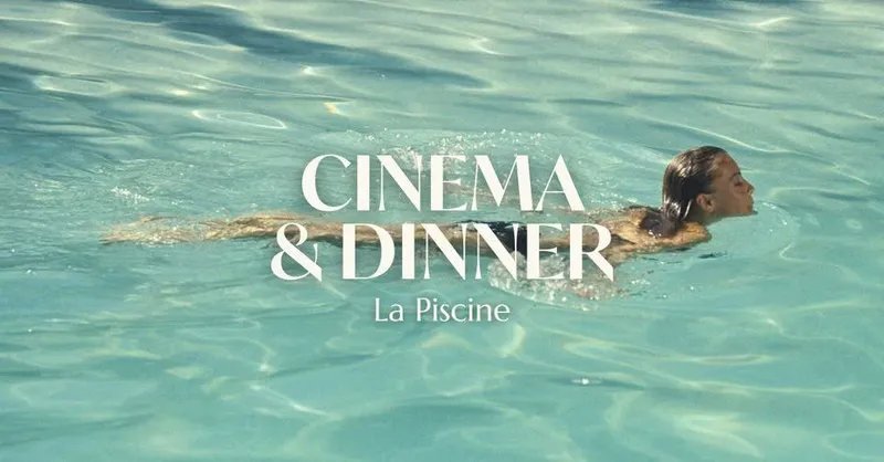 Cinema & Dinner: La Piscine Outdoor Screening in Larnaca
