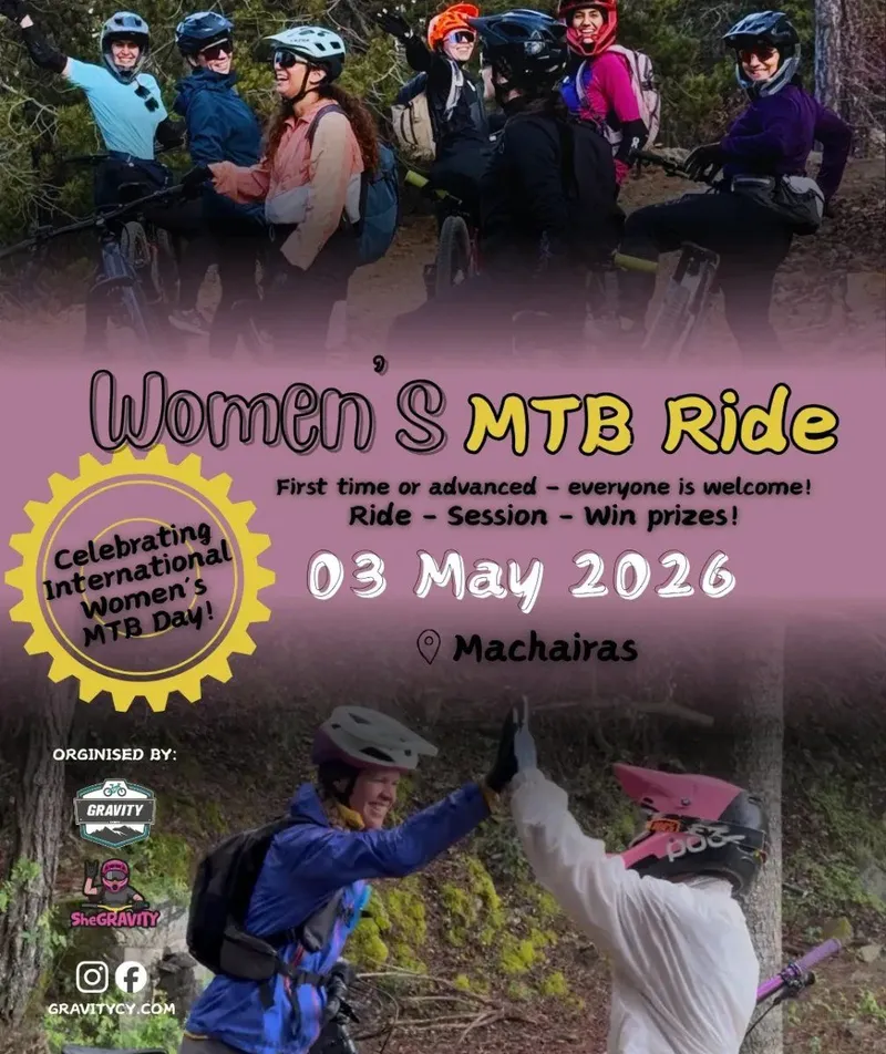 Women's MTB Ride: International Mountain Biking Day in Machairas