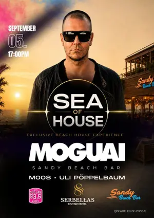 Sea of House feat. MOGUAI: Sunset Beach House Party in Paphos