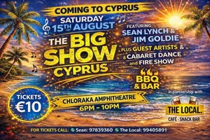 The Big Show Cyprus: Live Entertainment Night in Paphos