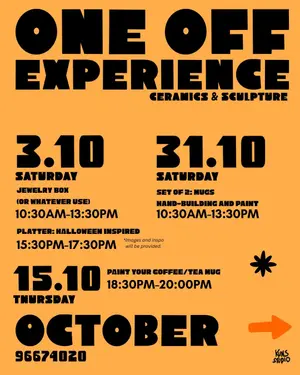 Paint your coffee/tea mug – One Off Experience