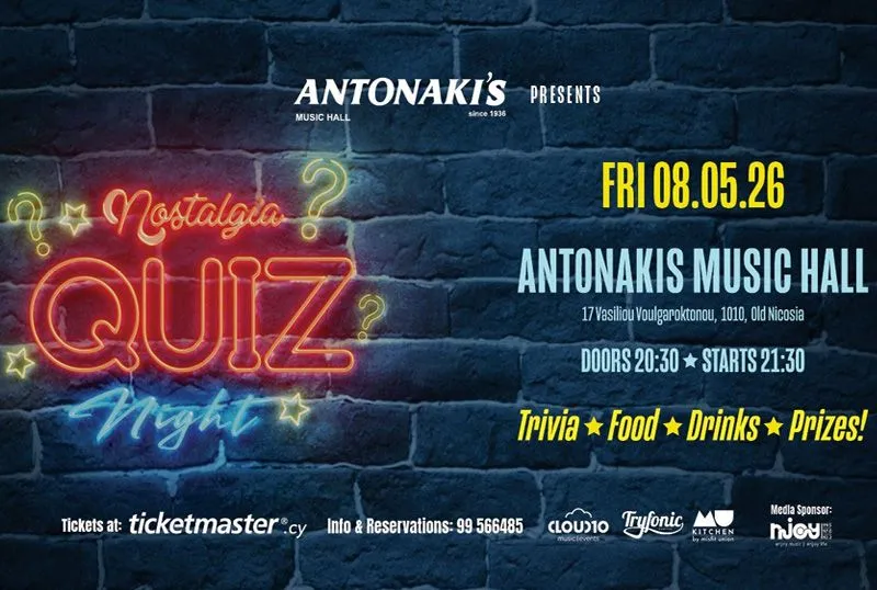 Nostalgia Quiz Night: Trivia Night in Nicosia