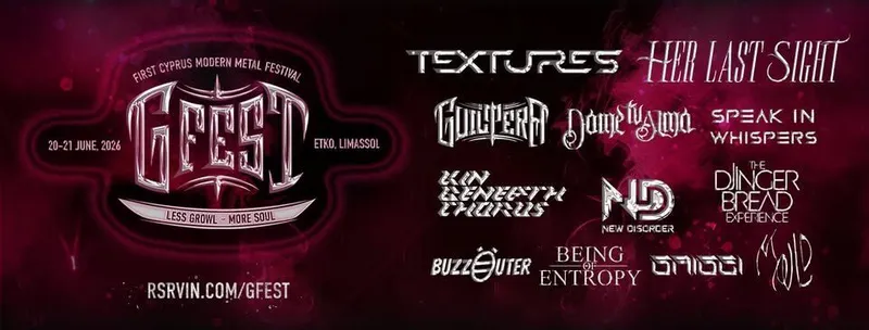 GFEST: Πρώτο Φεστιβάλ Modern Metal στη Λεμεσό