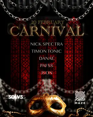 SOLVS presents: Nick Spectra. Timon Tonic. DANAE. PAFSS. JSON