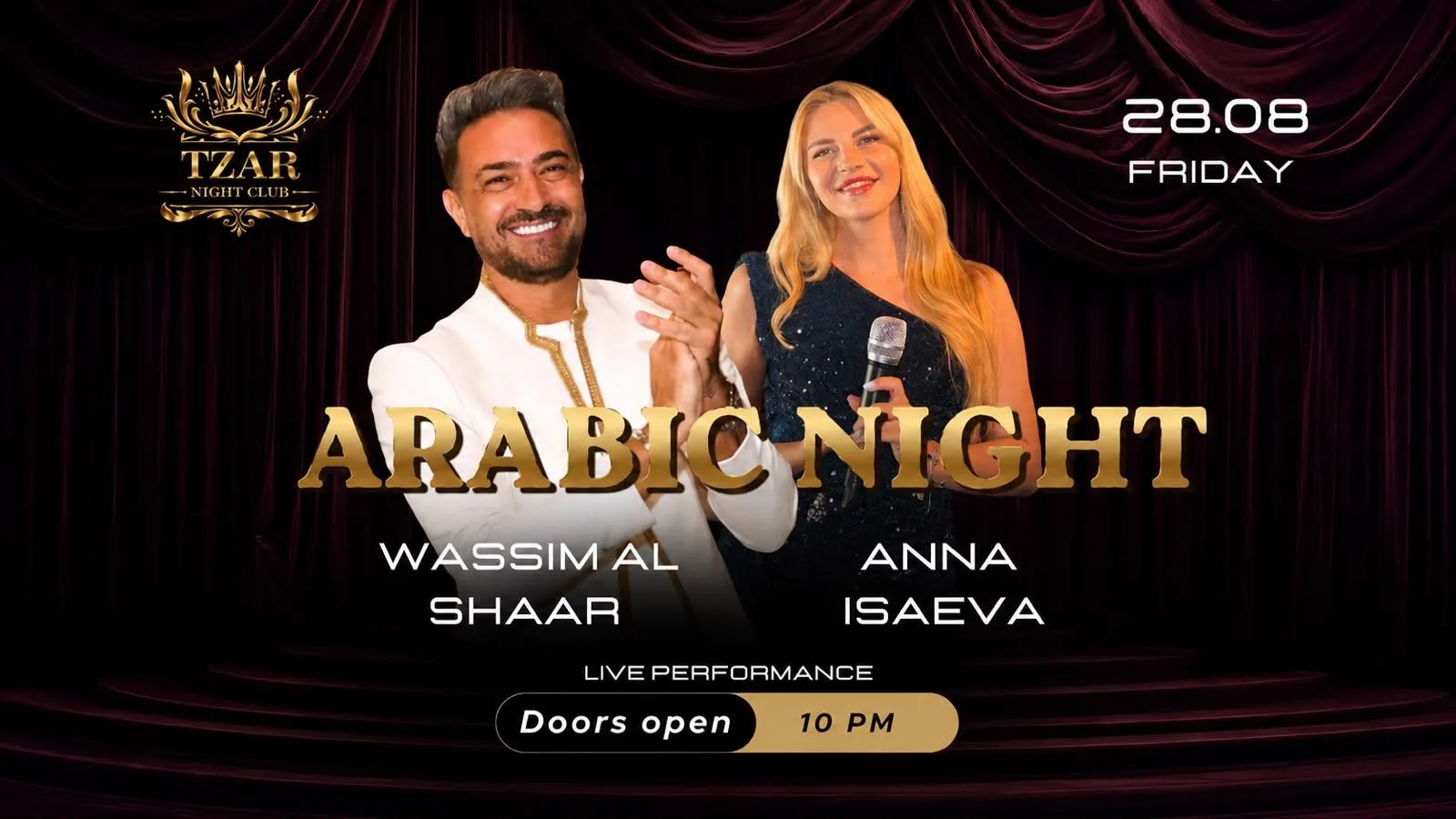 Arabic Night: Live Music with Wassim & DJ Rabih R