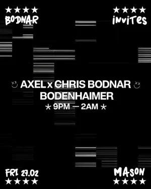 Chris Bodnar invites BODENHAIMER