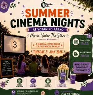 Summer Cinema Nights: Moana 2 Under the Stars at Votaniko Parko