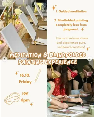 Meditation & Blindfolded Painting Experience