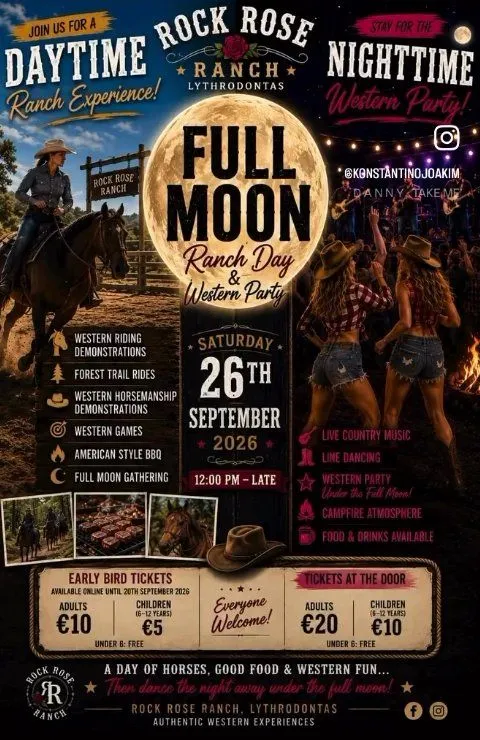 Full Moon Ranch Day & Western Party at Rock Rose Ranch