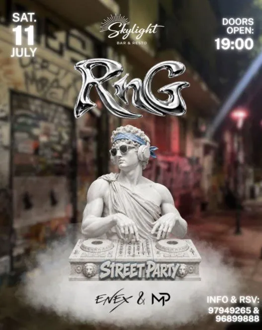 RnG Street Party: Throwback Hits и DJ-вечер в Ларнаке