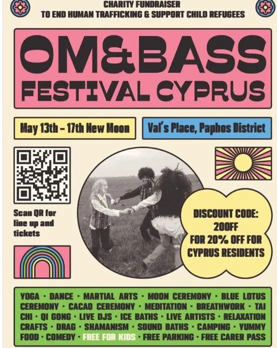 Om & Bass Festival Cyprus: Wellbeing & Music in Paphos