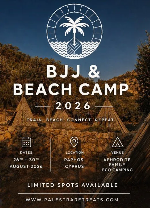 BJJ & Beach Camp: Brazilian Jiu-Jitsu Training Retreat in Paphos