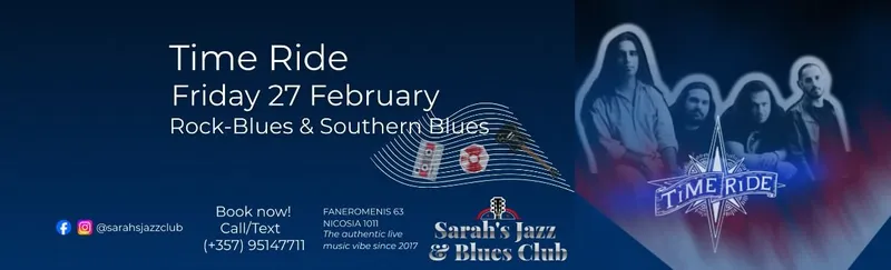 Time Ride on Blues: Live Classic Rock at Sarah’s