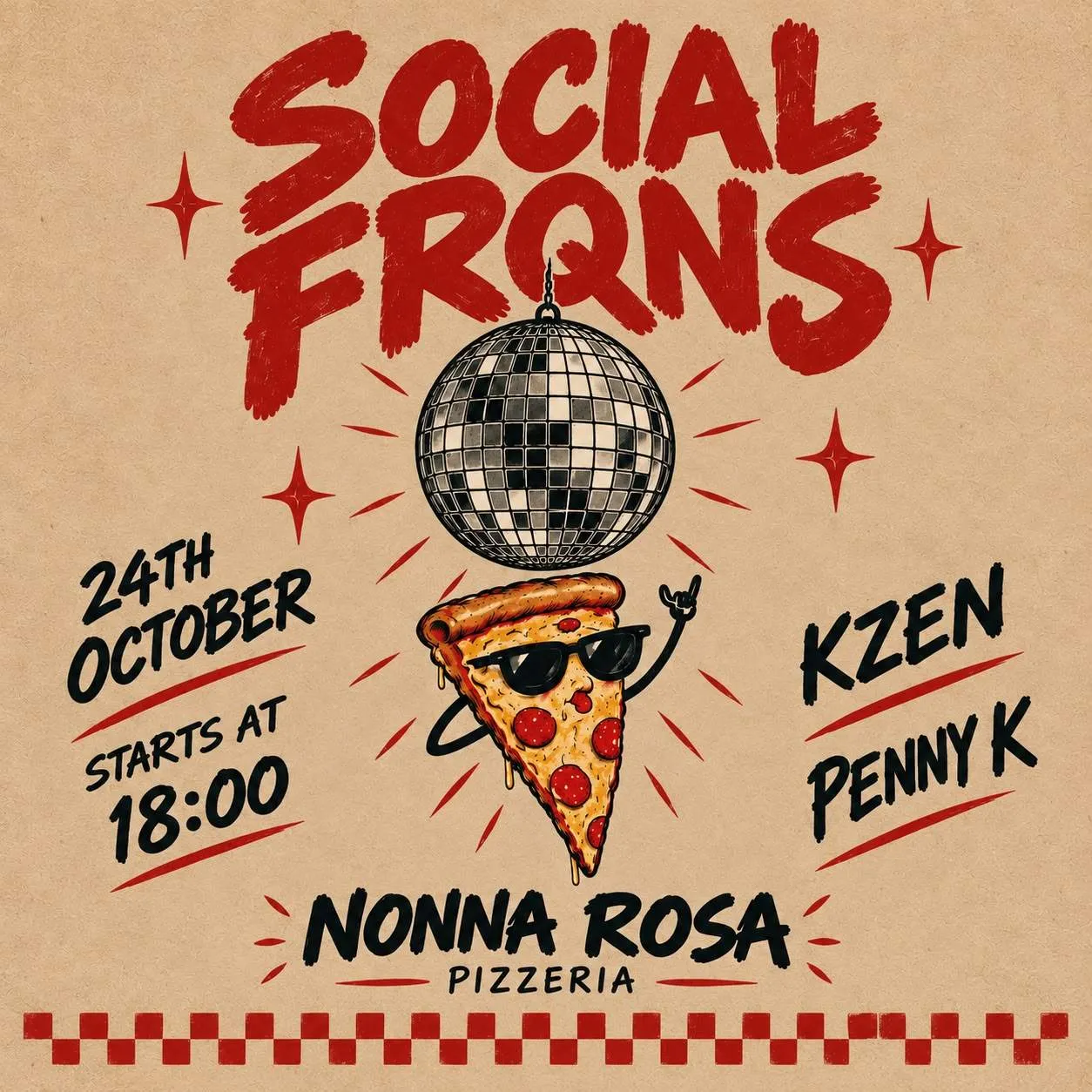 Social FRQNS - The One at the Pizzeria