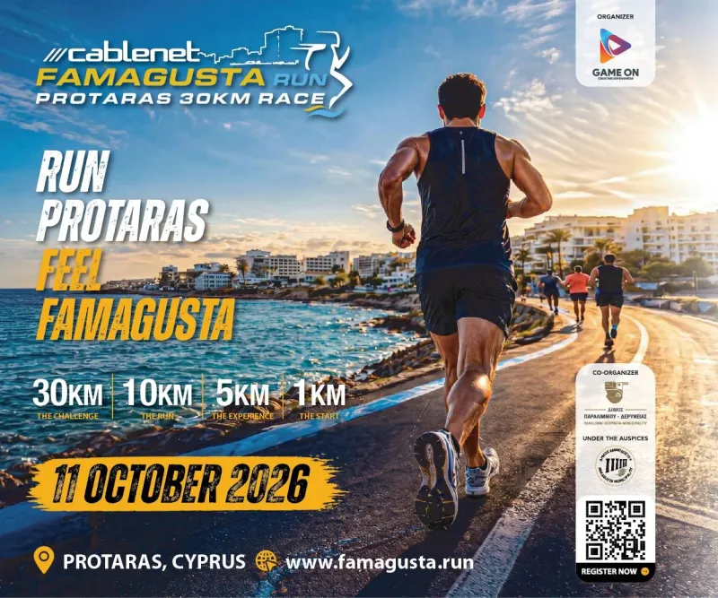 Cablenet Famagusta Run: Protaras 30km Race