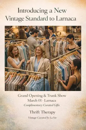 Thrift Therapy: Vintage Trunk Show in Larnaca