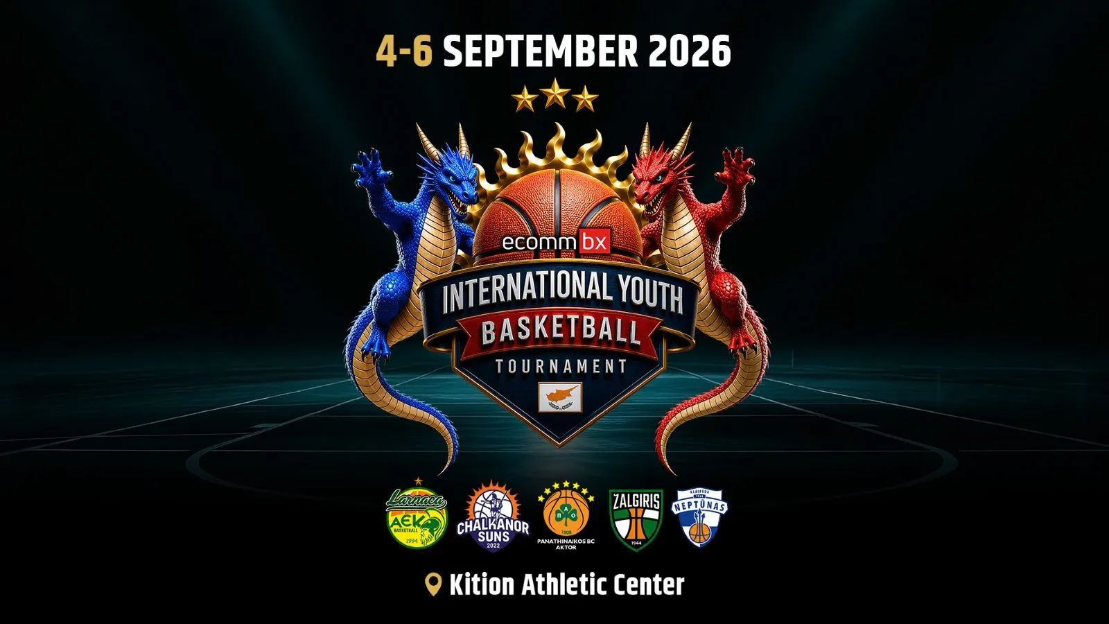 ECOMMBX International Youth Basketball Tournament in Larnaca