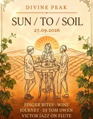 Sun to Soil: Rooftop Wine & Music Evening in Paphos