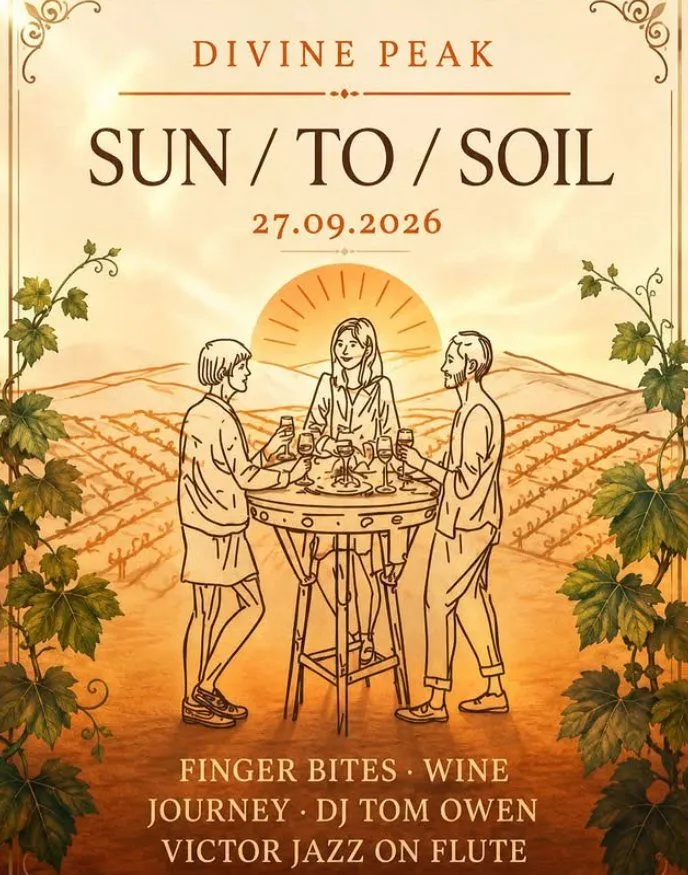Sun to Soil: Rooftop Wine & Music Evening in Paphos