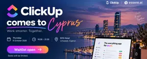 ClickUp Comes to Cyprus